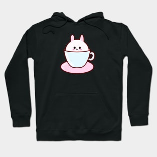 Cute Bunny in a Cup Hoodie